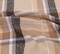 1 Yard Beige Plaid Cotton Gauze Lightweight Fabric for Dresses Skirts and Tops